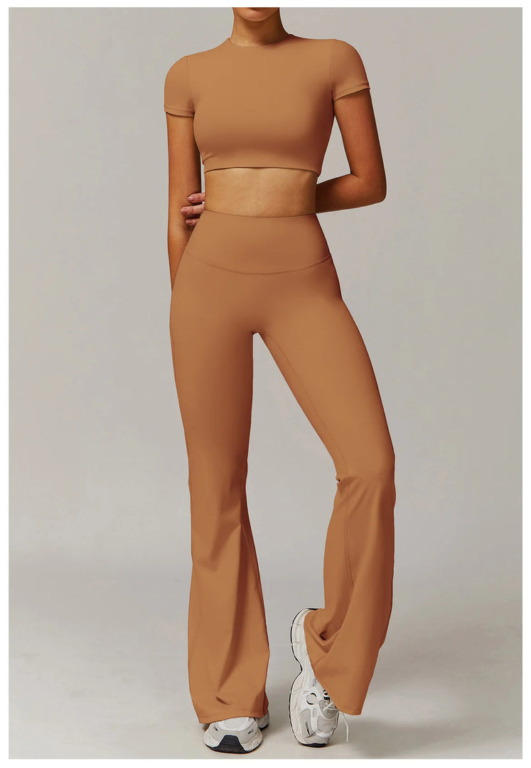 Seamless Contour Two Piece Yoga Set Luxe Performance Wear