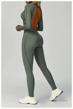 Load image into Gallery viewer, Seamless Contour Yoga Tracksuit Set Performance Wear
