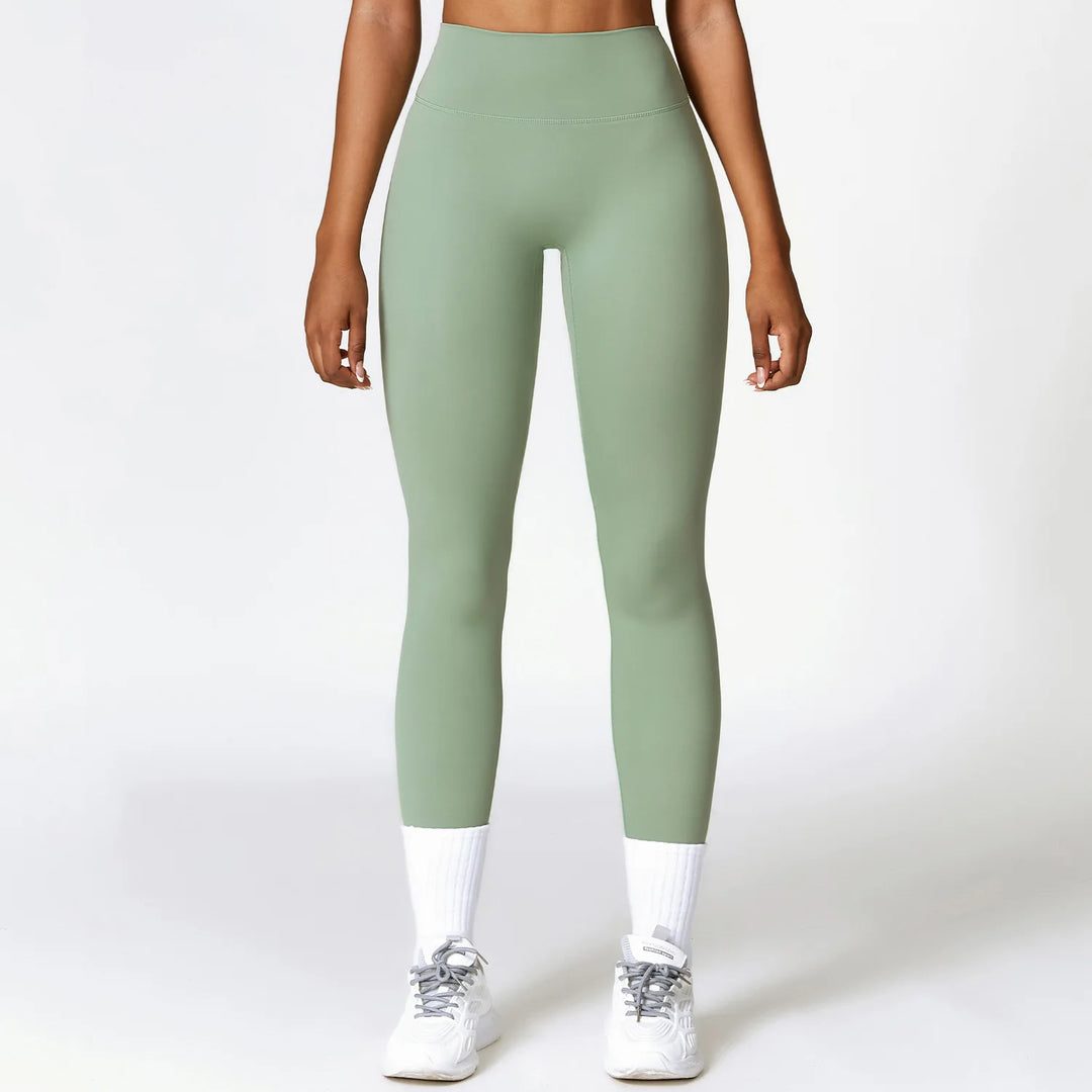Seamless High Waist Contour Leggings For Performance