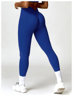 Load image into Gallery viewer, V Back Swept High Waist Contoured Leggings With Performance
