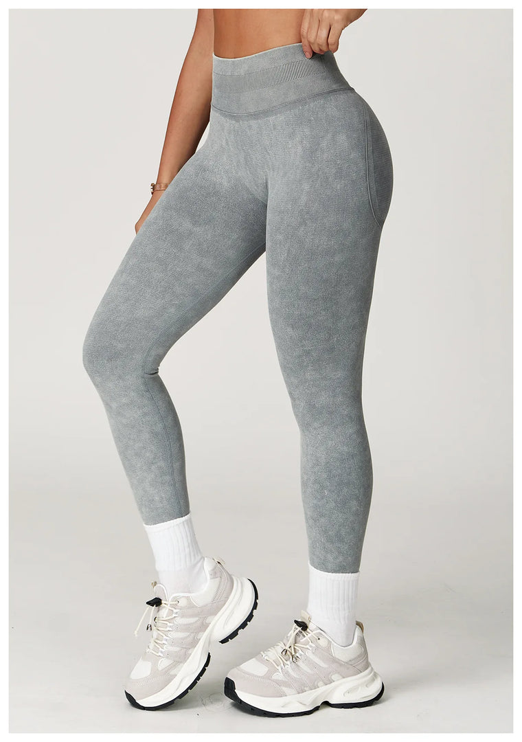 Premium Contour Seamless High Waist Leggings With Scrunch