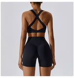 Load image into Gallery viewer, Contoured Two Piece Yoga Set With Ultra Breathable Leggings
