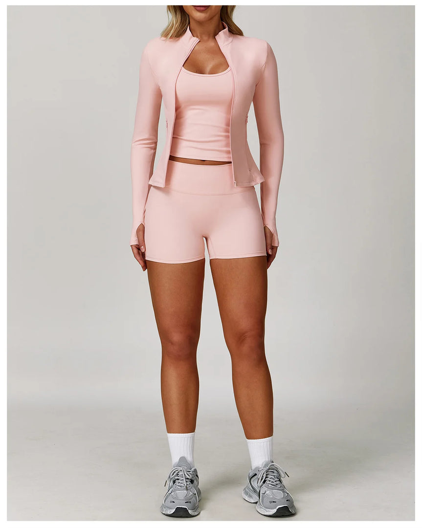 Two Piece Yoga Contour Signature Performance Activewear Set