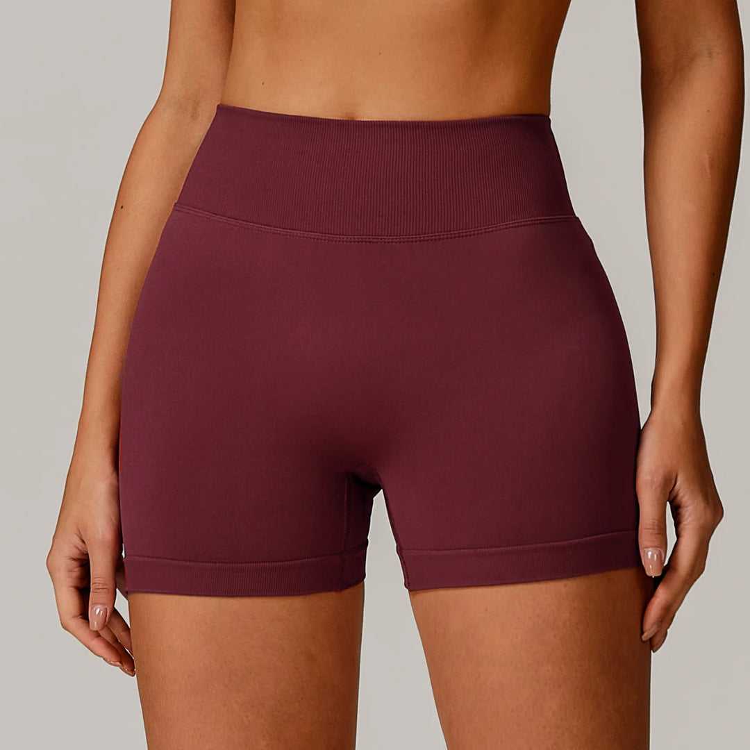 Elevated Contour Seamless Premium Yoga Shorts Nylon