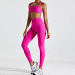 Load image into Gallery viewer, Seamless Two Piece Contour Performance Leggings Set Nylon
