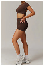 Load image into Gallery viewer, Seamless Contour Two Piece Yoga Set Luxe Performance Wear
