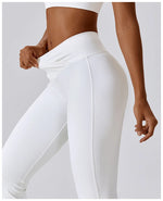 Load image into Gallery viewer, Contour High Waist Flare Leggings With Performance Wear
