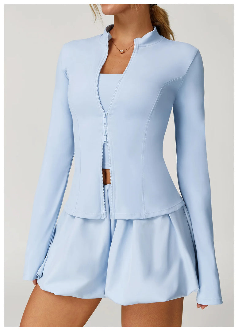 Sculpted Silhouette Two Piece Yoga Set Seamless Luxe