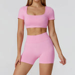 Load image into Gallery viewer, Seamless Premium Athleisure 2 Piece Leggings Set Nylon
