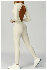 Load image into Gallery viewer, Seamless Contour Yoga Tracksuit Set Performance Wear
