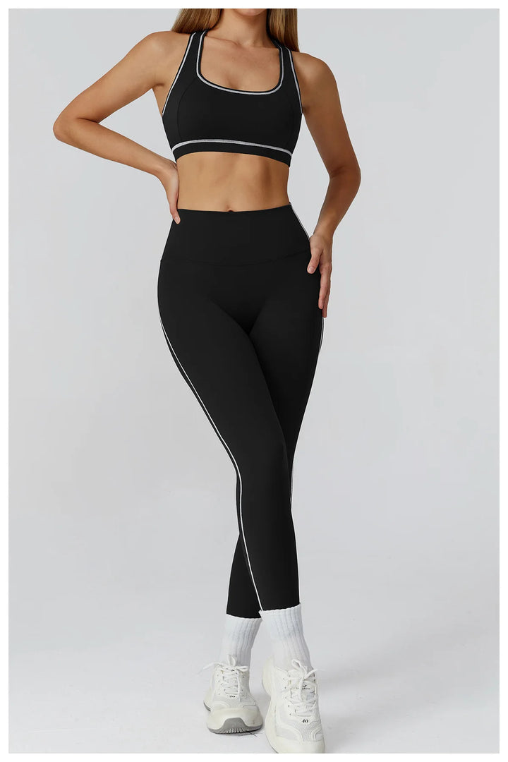 Contour Performance High Waist Athleisure Set Seamless