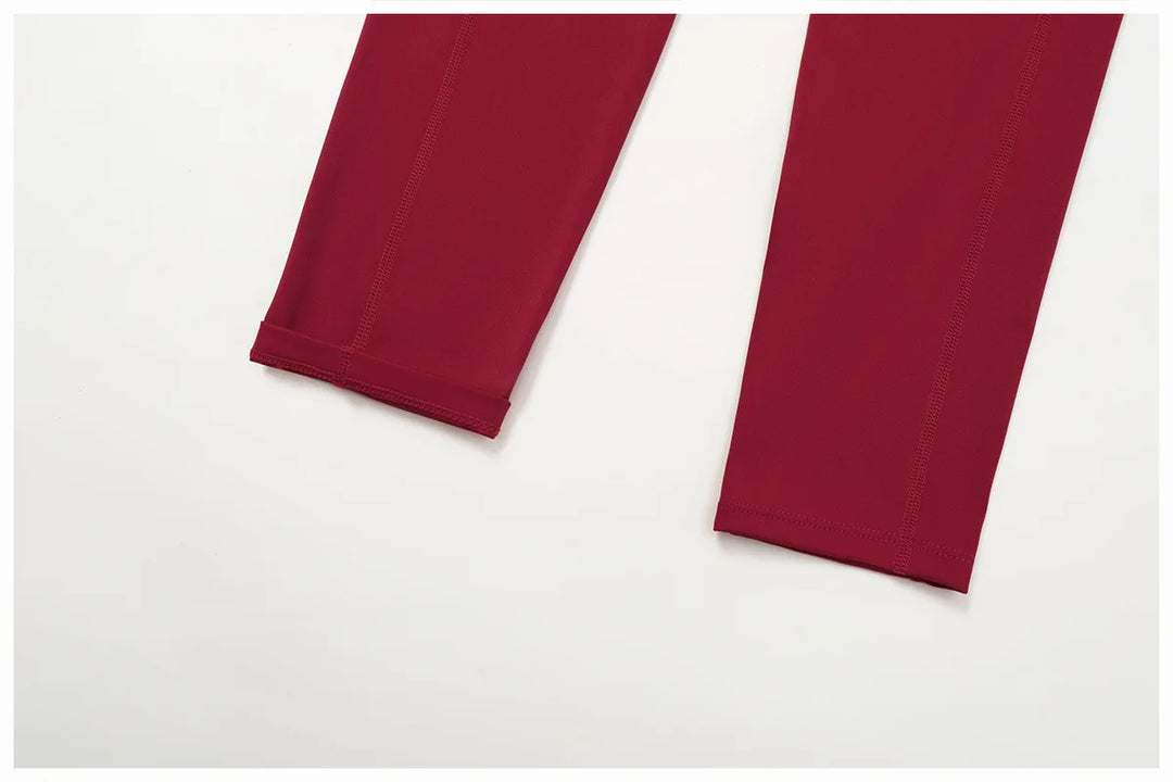 Cross Waist High Rise Contoured Elegance Yoga Leggings