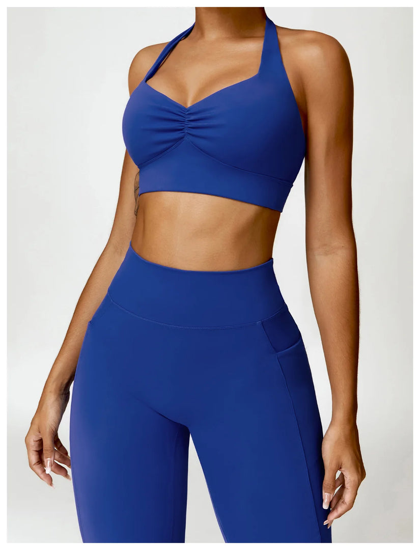 V Back Swept High Waist Contoured Leggings With Performance