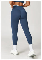 Load image into Gallery viewer, High Waist Sculpt Leggings Breathable Knit Performance Wear
