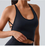 Load image into Gallery viewer, Cross Back Contour Seamless Sports Bra Performance

