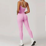 Load image into Gallery viewer, Color Blocking Seamless Yoga Jumpsuit Exquisite Fit
