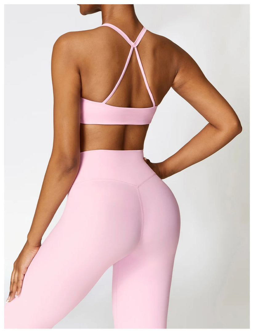 High Waist Contour Seamless Yoga Leggings With Performance