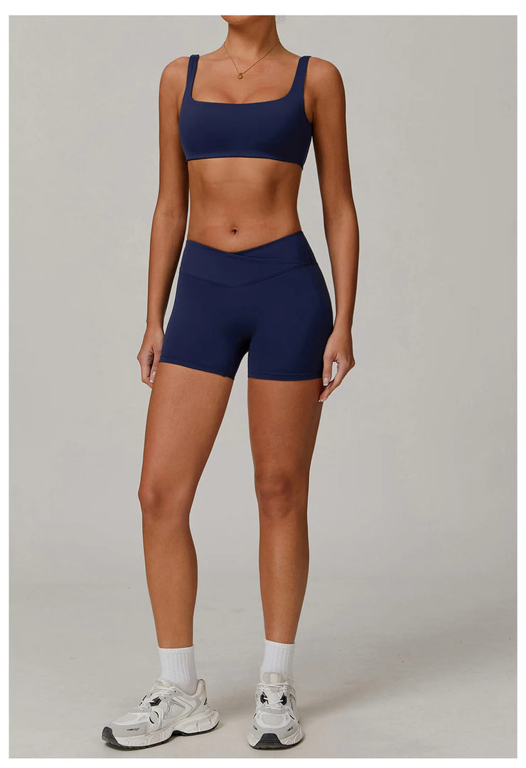 Contoured Performance Yoga Leggings With High Waist