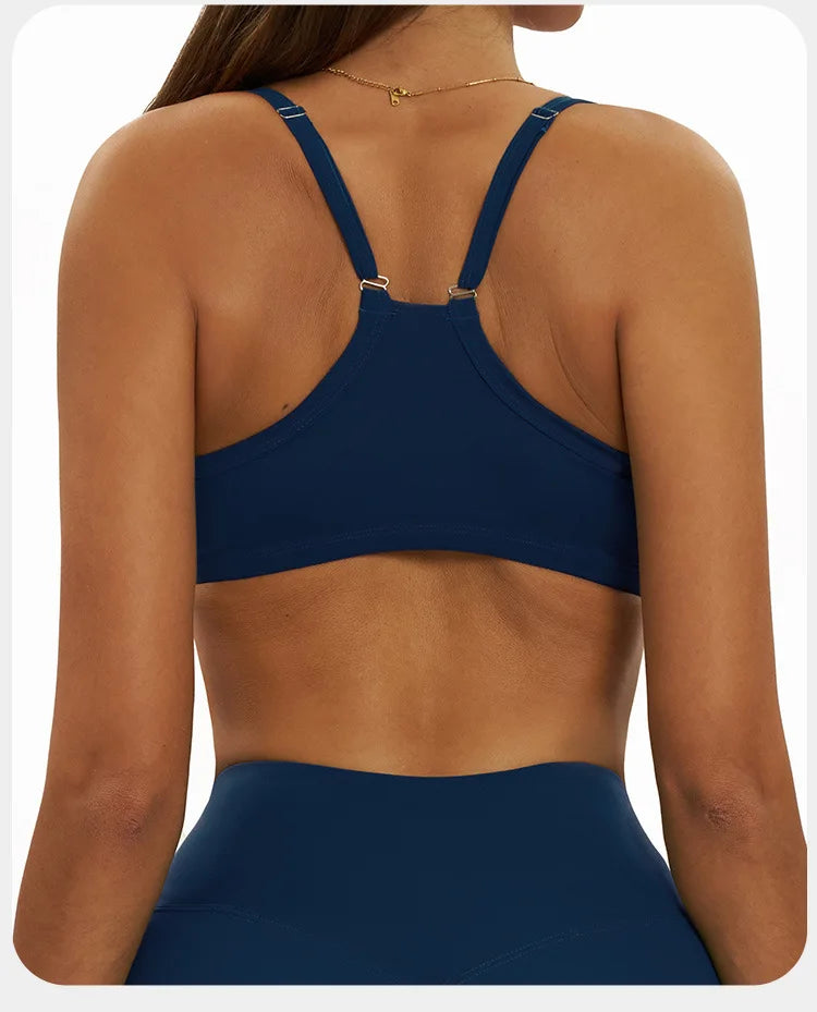 Breathable Seamless Sports Bra For Outdoor Performance