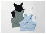 Load image into Gallery viewer, Ribbed Contour Ultra Breathable Premium Sports Bra Chest Pads
