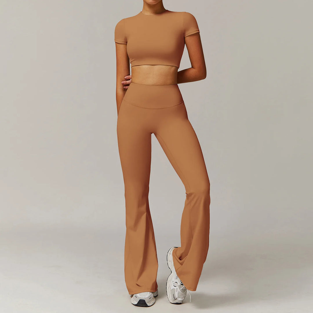 Seamless Contour Two Piece Yoga Set Luxe Performance Wear