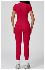 Load image into Gallery viewer, 2 Piece Seamless Yoga Set Performance Leggings Luxe

