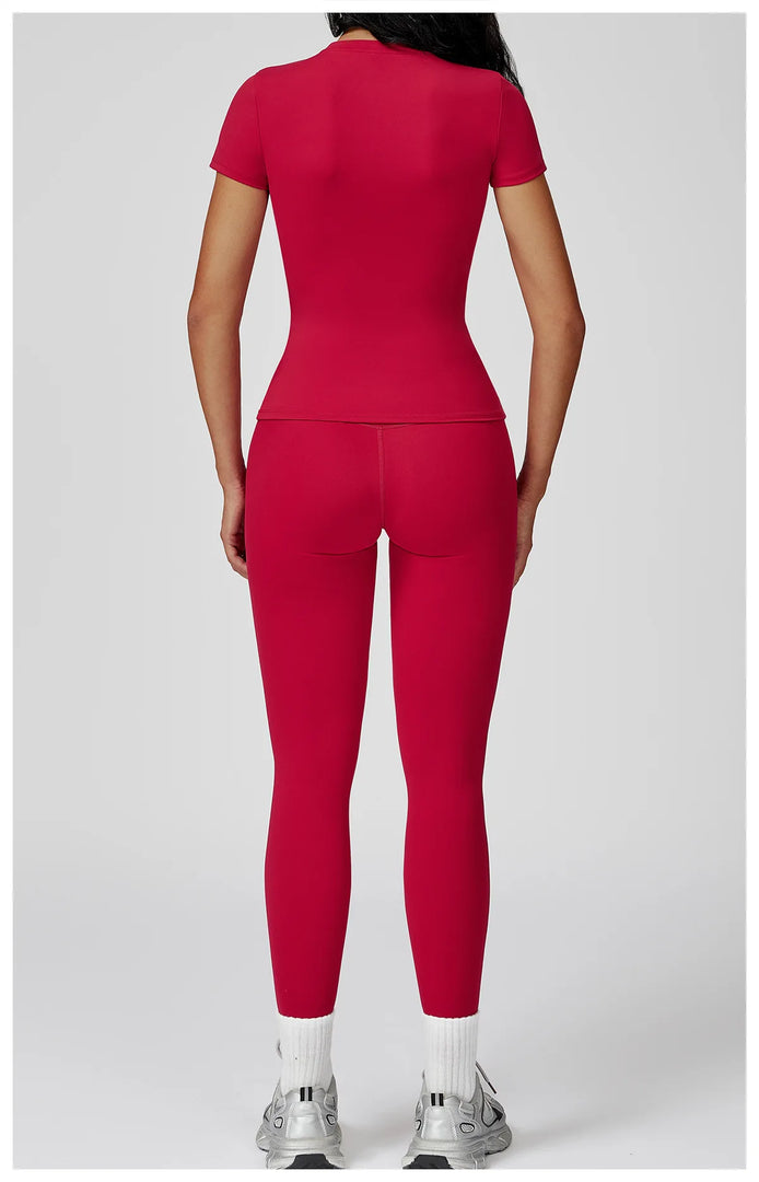 2 Piece Seamless Yoga Set Performance Leggings Luxe