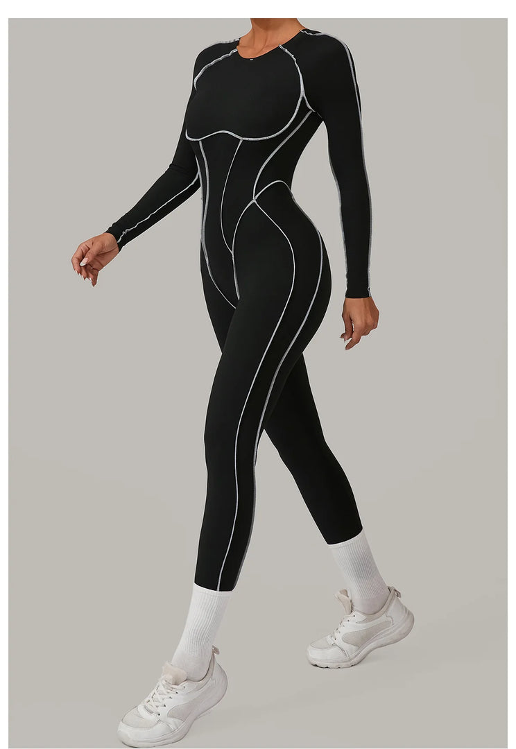Premium Knit Tracksuit Jumpsuit With Light Weight Nylon