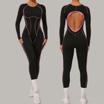 Load image into Gallery viewer, Premium Knit Tracksuit Jumpsuit With Light Weight Nylon
