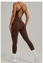 Load image into Gallery viewer, Breathable Contour One-Piece Yoga Jumpsuit Quick-Dry
