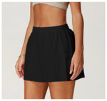 Load image into Gallery viewer, High Waist Contoured Breathable Yoga Short Skirt

