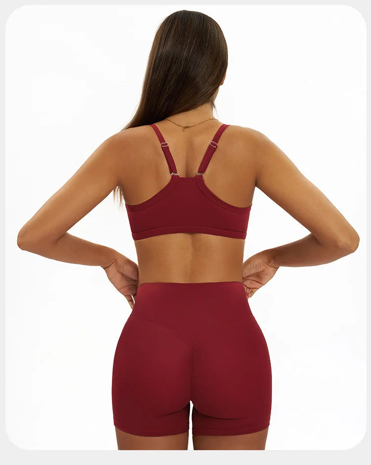 Breathable Seamless Sports Bra For Outdoor Performance