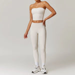 Load image into Gallery viewer, Signature 2 Piece Yoga Ensemble Nylon Plus Performance
