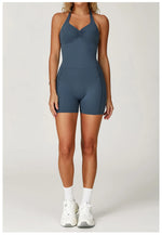 Load image into Gallery viewer, Contoured Seamless Performance Jumpsuit Set Polyester
