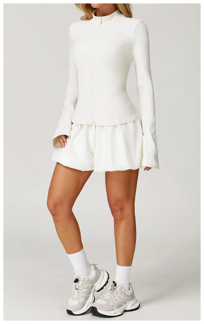 Sculpted Silhouette Two Piece Yoga Set Seamless Luxe