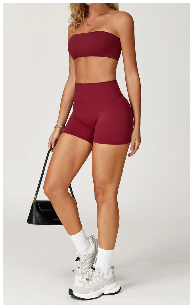 Contoured 2 Piece Yoga Set Breathable Essentials Plus