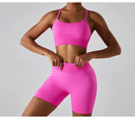 Load image into Gallery viewer, Seamless Contour 2 Piece Sculpted Yoga Wear Breathable
