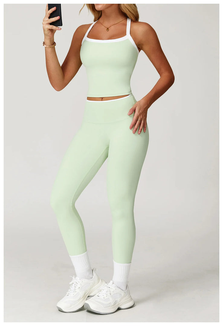 Seamless Breathable Cross Back Yoga Bra Shock Proof