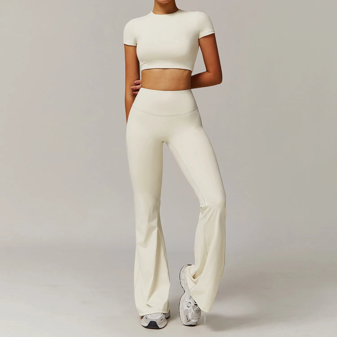 Seamless Contour Two Piece Yoga Set Luxe Performance Wear