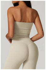 Load image into Gallery viewer, Sculpted Strapless Yoga Vest Contoured Support Brassiere
