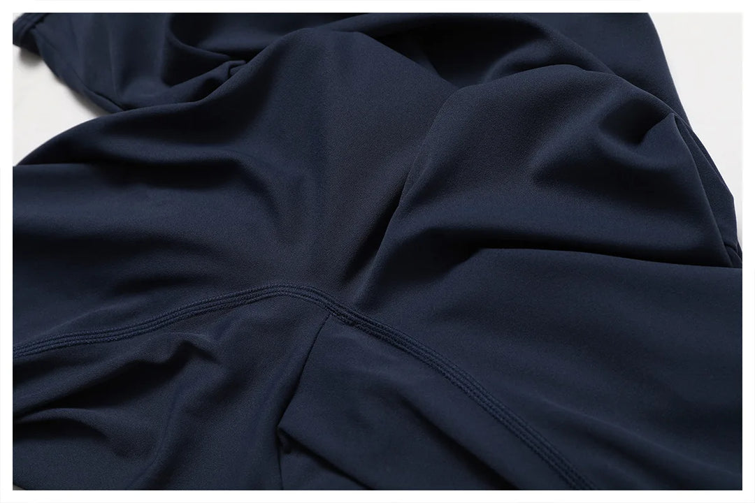 Contoured Back Zip Jumpsuit With Seamless Performance