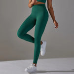 Load image into Gallery viewer, Ribbed Scrunch Contour Seamless High Waist Leggings
