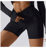 Load image into Gallery viewer, High Waist Yoga Shorts Contour Moisture Wicking Breathable

