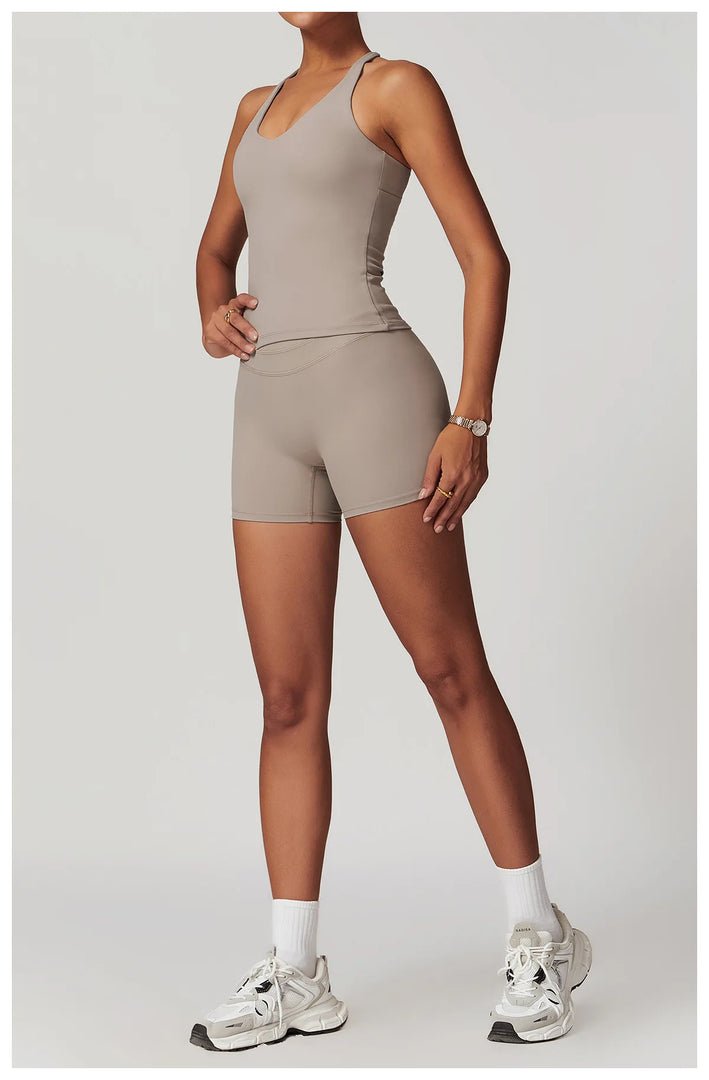 2 Piece Premium Contoured Leggings Set For Performance