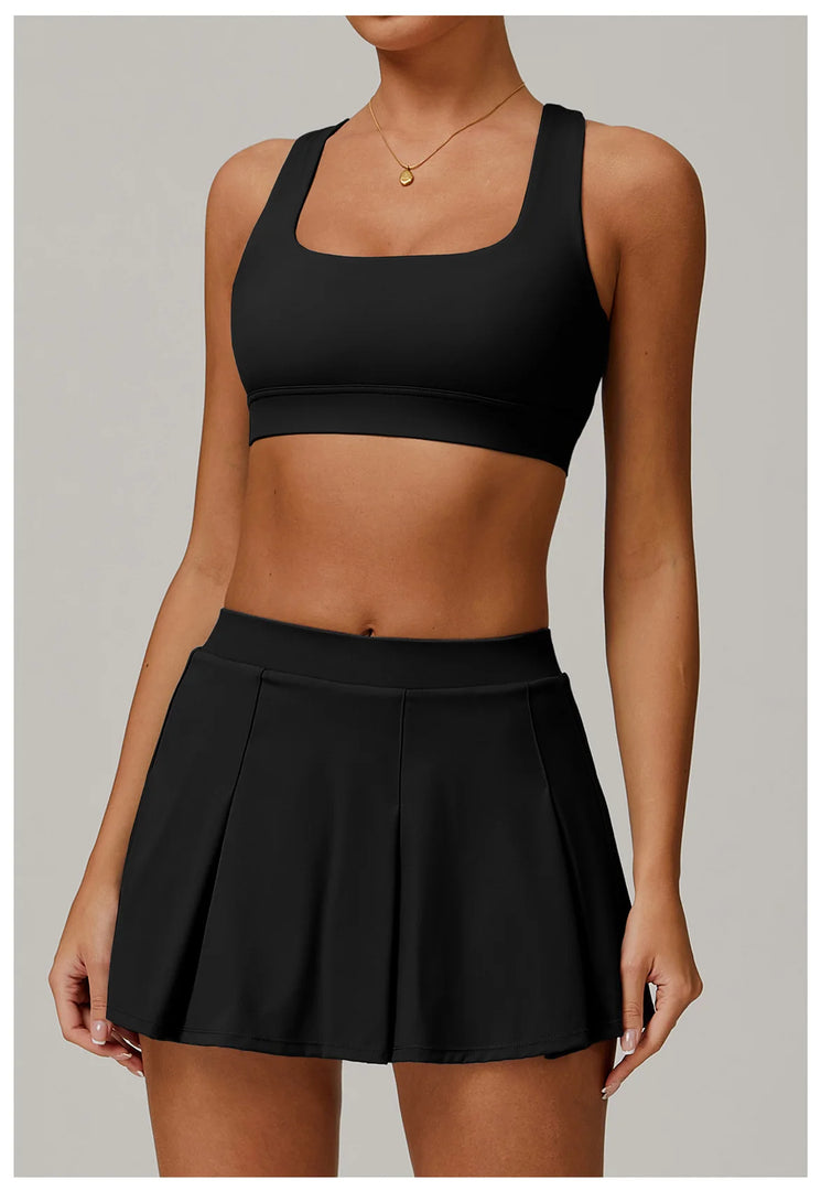 2 Piece Contoured Performance Athleisure Set Nylon