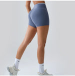 Load image into Gallery viewer, High Rise Contour Performance Shorts With Cross Wise Waist
