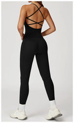 Load image into Gallery viewer, Two Piece Contoured Seamless Performance Athletic Set Nylon
