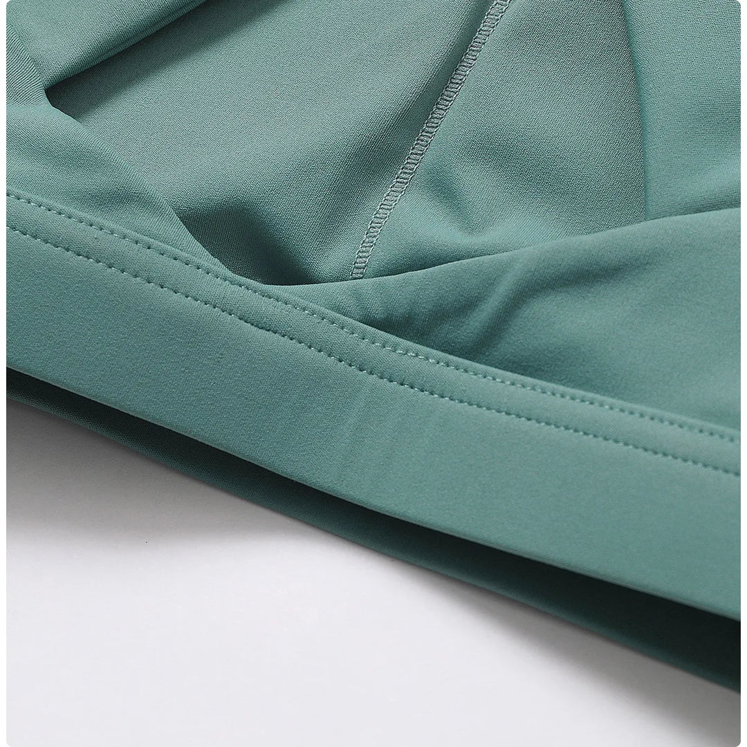 Crossed Shoulder Strap Yoga Bra Premium Nylon Spandex