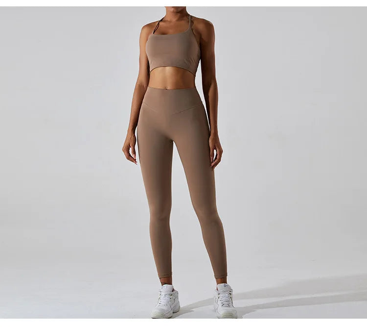 Cross Back Strappy Seamless Bralette Soft Nylon Spandex