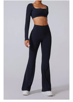 Load image into Gallery viewer, High Waist Contoured Flared Soft Leggings With Coverage
